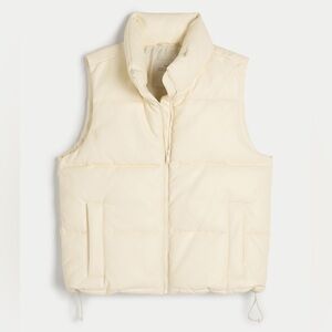 Hollister Ultimate Vegan Leather Puffer Vests Size XL - Minor Marks